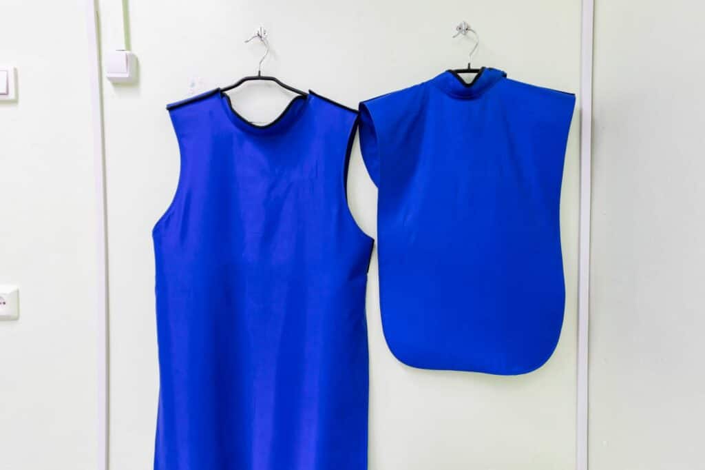 Lead aprons for dental Xray protection during pregnancy